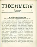 Tidehverv april 1931. Bestil eksemplar: webmaster(at)tidehverv.dk
