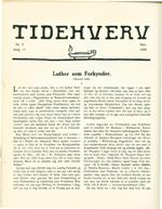 Tidehverv november 1937. Bestil eksemplar: webmaster(at)tidehverv.dk